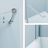 Шторка на ванну IDDIS Ray RAY6CS1i90 110х140, профиль глянцевый алюминий
