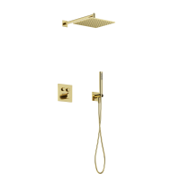 Душевой комплект Sancos Linn SC9022BG С ВНУТРЕННЕЙ ЧАСТЬЮ, брашированное золото, PVD покрытие