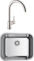 Комплект Мойка Omoikiri Omi 54-U/IF-IN нержавеющая сталь + Смеситель VitrA Minimax S