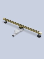 Душевой трап (лоток) AltroBagno Stella AltroBagnoStella071227BG 80 см, решетка матовое золото, с сифоном