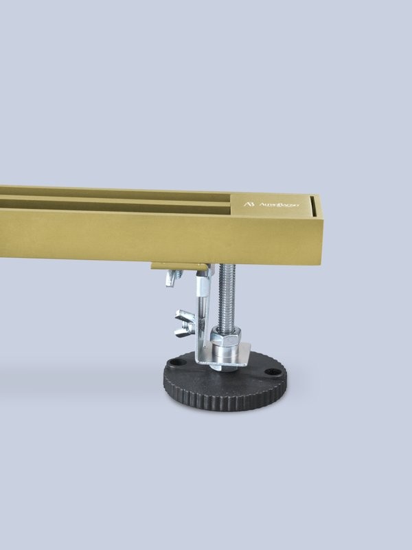 Душевой трап (лоток) AltroBagno Stella AltroBagnoStella071227BG 80 см, решетка матовое золото, с сифоном