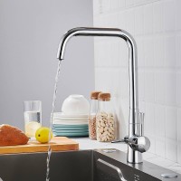 Смеситель для кухни с подключением фильтра Shevanik S528, хром Смеситель для кухни с подключением фильтра Shevanik S528, хром