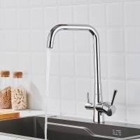 Смеситель для кухни с подключением фильтра Shevanik S528, хром Смеситель для кухни с подключением фильтра Shevanik S528, хром