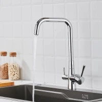 Смеситель для кухни с подключением фильтра Shevanik S528, хром Смеситель для кухни с подключением фильтра Shevanik S528, хром
