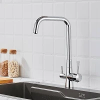 Смеситель для кухни с подключением фильтра Shevanik S528, хром Смеситель для кухни с подключением фильтра Shevanik S528, хром