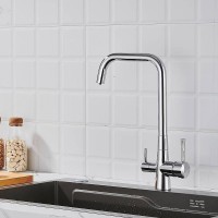 Смеситель для кухни с подключением фильтра Shevanik S528, хром Смеситель для кухни с подключением фильтра Shevanik S528, хром