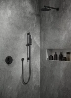 Термостатический смеситель встраиваемый KERAMA MARAZZI Ole 67638EKM.01.093 С ВНУТРЕННЕЙ ЧАСТЬЮ, матовый черный
