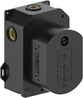 Термостатический смеситель встраиваемый KERAMA MARAZZI Ole 67638EKM.01.093 С ВНУТРЕННЕЙ ЧАСТЬЮ, матовый черный