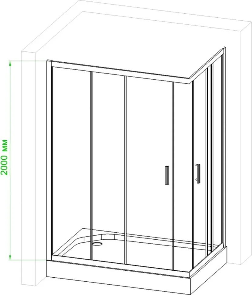 Душевой уголок Royal Bath HPD RB 9120 HPD-T 120x90