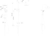 Душевая стойка KERAMA MARAZZI Fonte FO.101.KM.CR хром Душевая стойка KERAMA MARAZZI Fonte FO.101.KM.CR хром