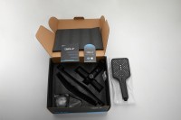 Смеситель с длинным изливом для ванны BELZ B715 B22715-7 черный Смеситель с длинным изливом для ванны BELZ B715 B22715-7 черный