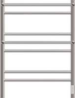 Полотенцесушитель электрический Lemark Pramen П7 50x70, хром