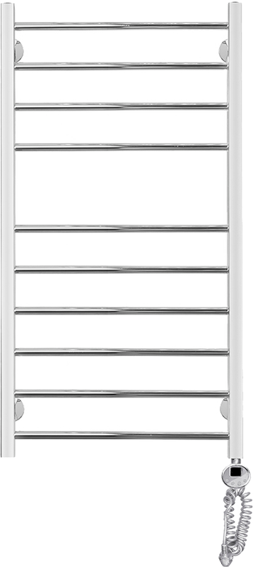 Полотенцесушитель электрический Domoterm Куба П10 50x100 ER, хром, R