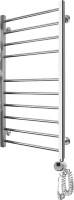 Полотенцесушитель электрический Domoterm Куба П10 50x100 ER, хром, R