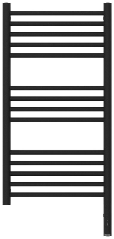 Полотенцесушитель электрический Сунержа Богема 3.1 15-6005-8040 90x45 см, подключение справа, темный титан муар, лесенка