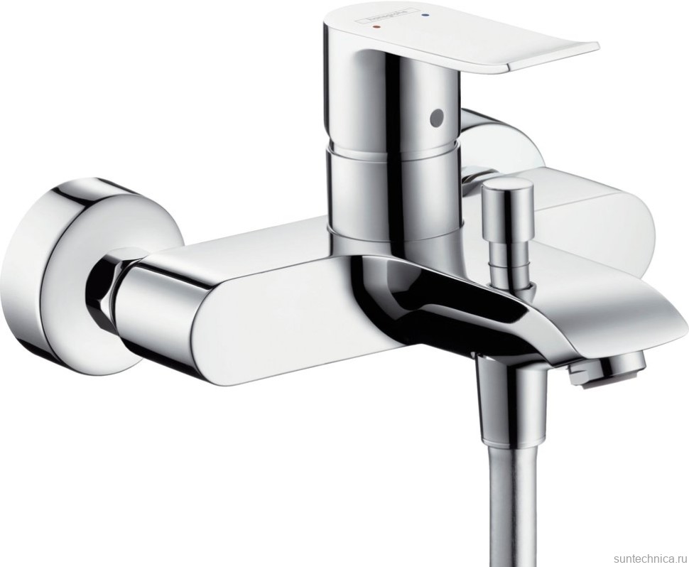 Душевой комплект Смеситель Hansgrohe Metris 31480000 + Гарнитур Croma Select E Vario 26582400