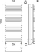 Полотенцесушитель водяной Terminus Рид П16 0 500х120 Полотенцесушитель водяной Terminus Рид П16 0 500х120