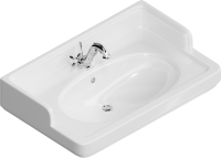 Тумба с раковиной KERAMA MARAZZI Pompei 80 напольная, с 2 ящиками, камео бежевый глянцевый