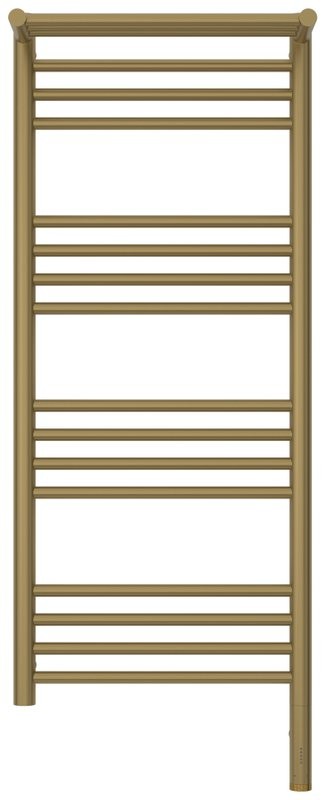 Полотенцесушитель электрический Сунержа Богема 3.1 32-6007-1040 110x45 см, подключение справа, золотой шелк, лесенка, с полкой