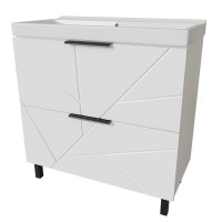 Тумба д/ванной "Гранд-80" под ум.Fest-80 (Sanita Lux) (ПВХ)