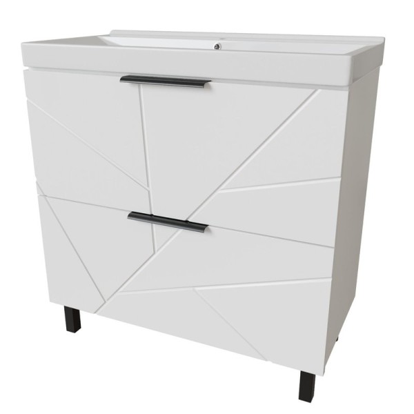 Тумба д/ванной "Гранд-80" под ум.Fest-80 (Sanita Lux) (ПВХ)