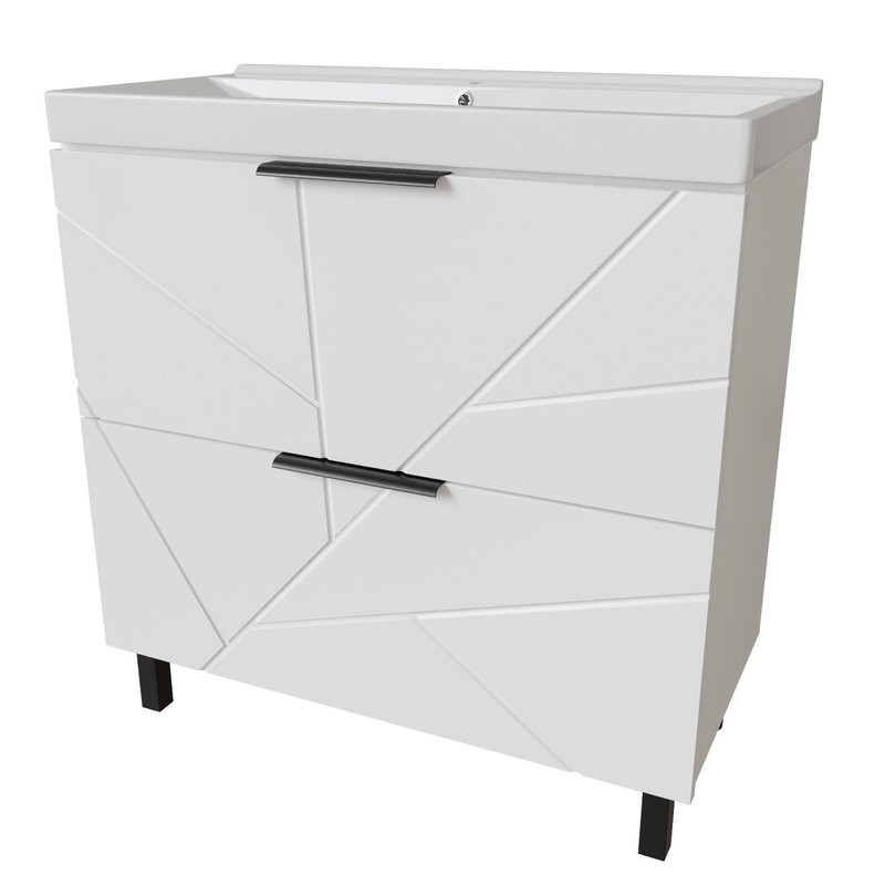 Тумба д/ванной "Гранд-80" под ум.Fest-80 (Sanita Lux) (ПВХ)