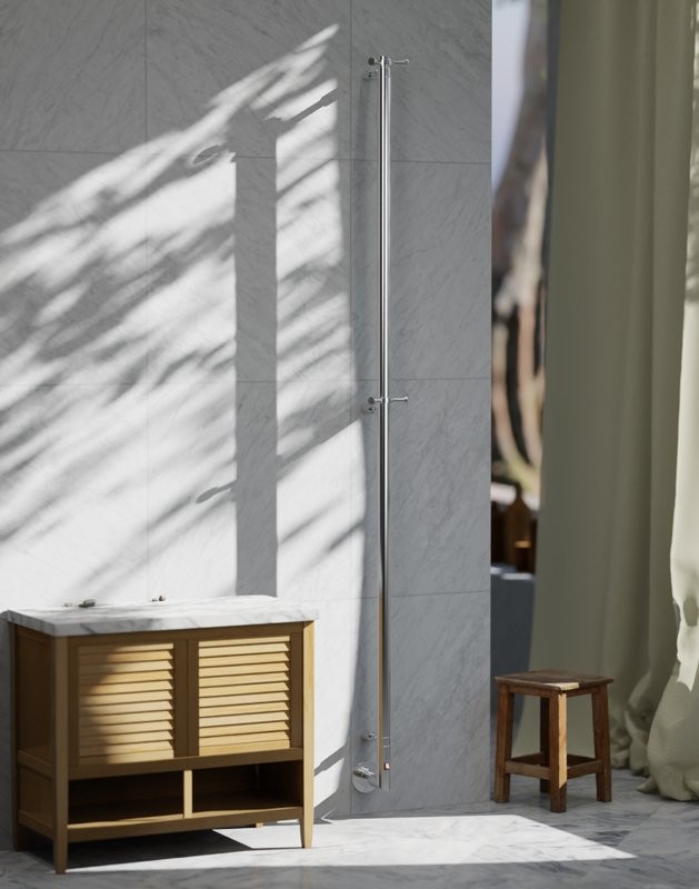 Полотенцесушитель электрический Margaroli Arcobaleno 616XGLCRB хром