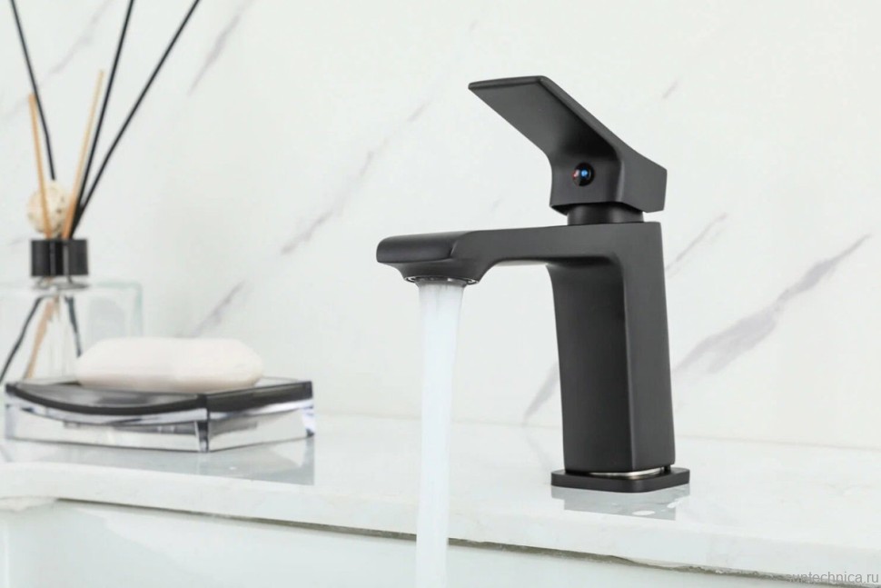 Смеситель для раковины Frap H84-6 F1084-6 черный