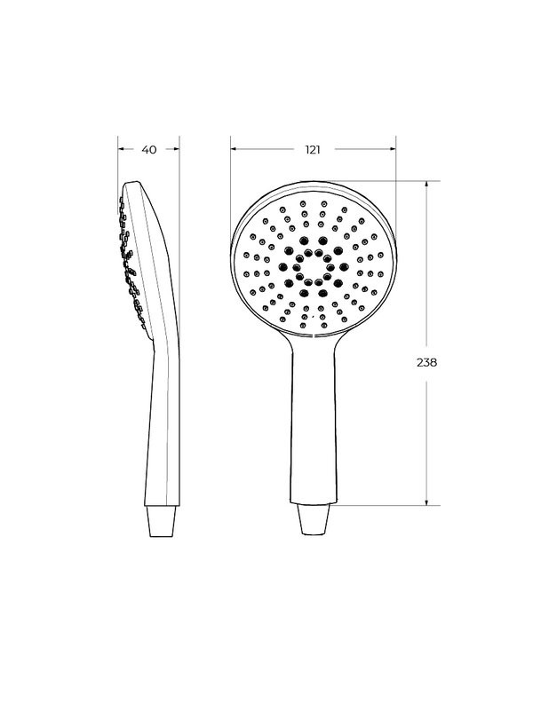 Душевая лейка Cezares Czr CZR-D3F1-01 хром