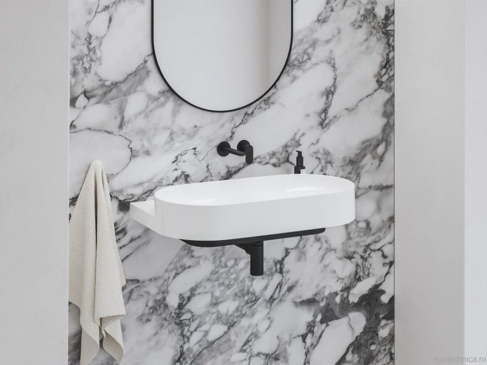 Смеситель для раковины Ravak Eleganta EL 019.20BLM.O1 матовый черный