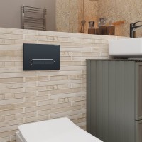 Кнопка смыва для унитаза CHARUS Magnus FP.340.DW.01 пластик, цвет матовый черный