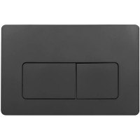 Кнопка смыва для унитаза Veconi Flush V5 пластик, цвет матовый черный
