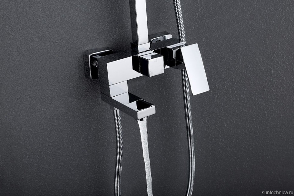 Душевая стойка Abber Daheim AF8216L хром