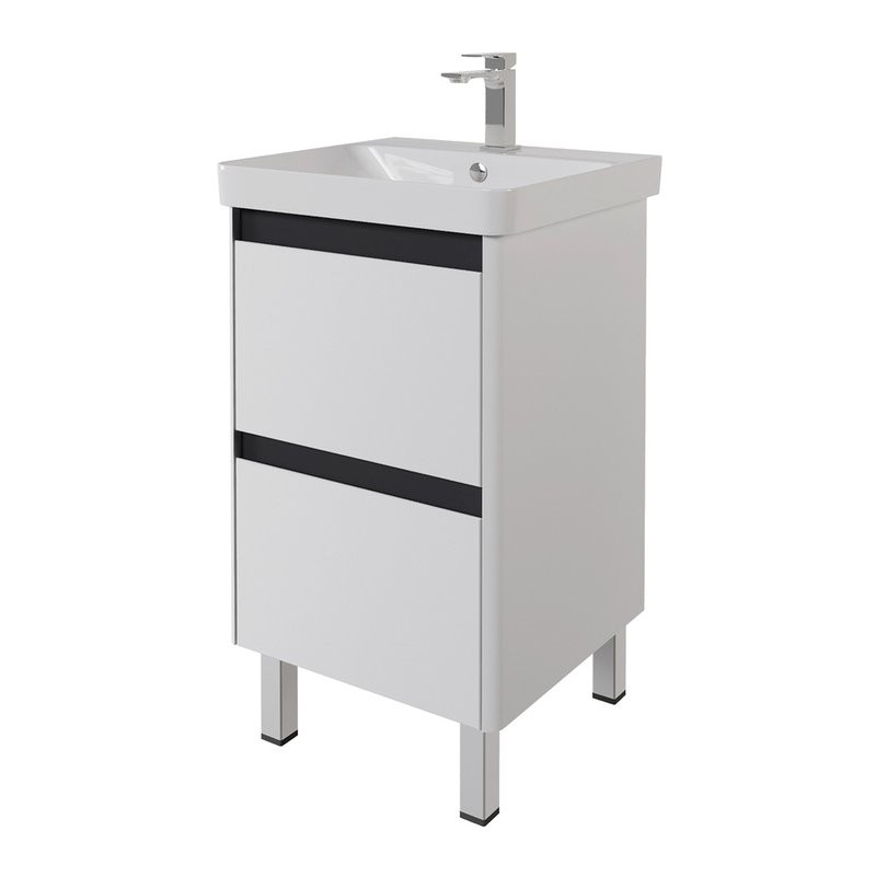 Тумба под раковину без столешницы Dreja Luxury Plus 60 матовая белая