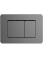 Кнопка смыва для унитаза AltroBagno Beni aggiuntivi AltroBagnoPFP0282GM нержавеющая сталь, цвет оружейная сталь