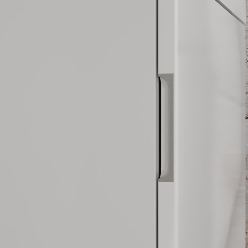 Тумба под раковину без столешницы Style Line Моно 50 напольная, белый глянец