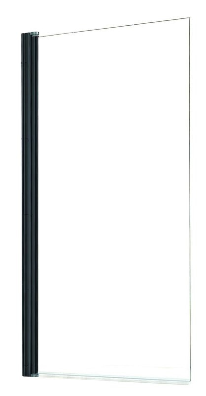 Шторка на ванну Azario Merrit 80х140 цвет профиля черный AZ-NF6211-1 800 BLACK