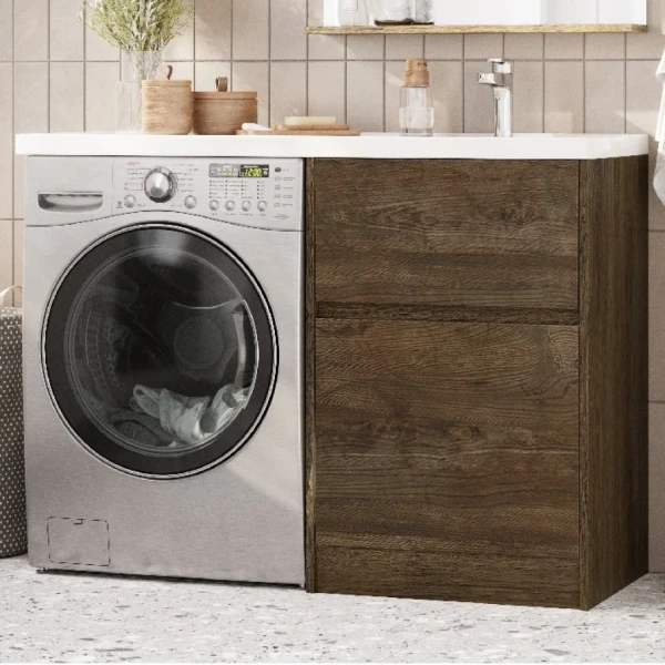 Тумба с раковиной AQUATON Лондри 60 R, дуб кантри