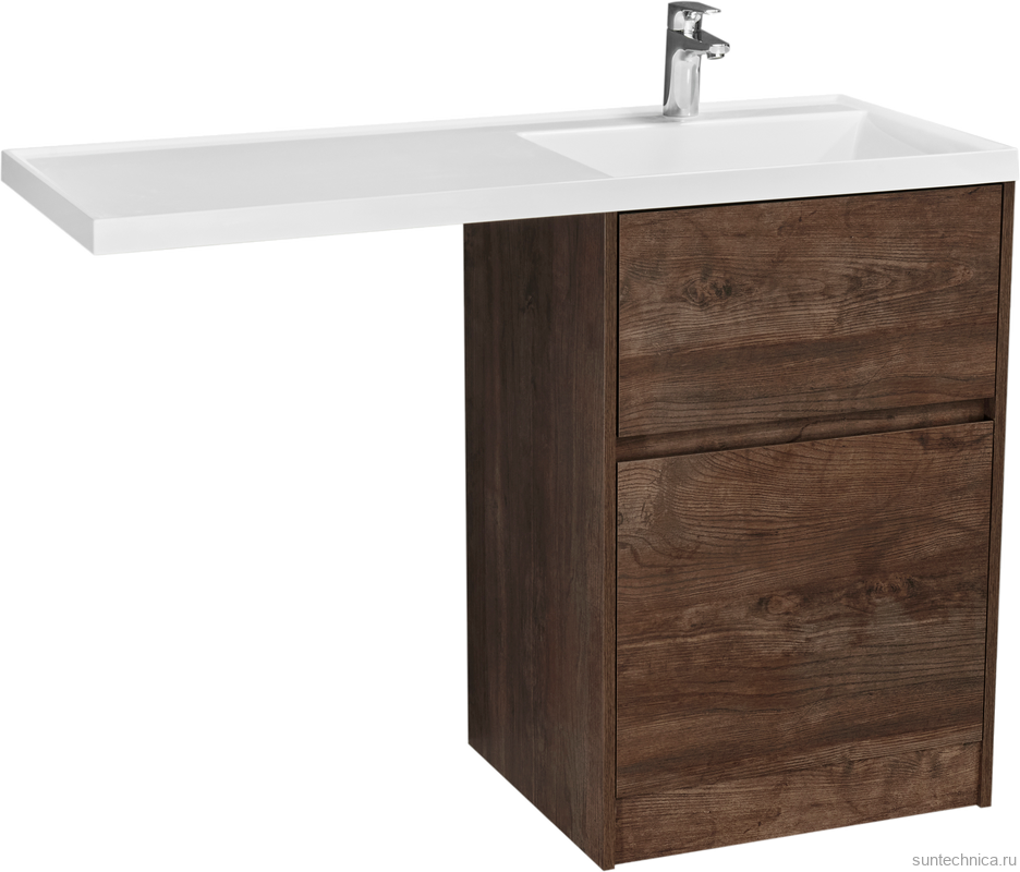 Тумба с раковиной AQUATON Лондри 60 R, дуб кантри