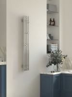 Полотенцесушитель водяной Сунержа Кантата Pro 00-0446-1215 120x20 см, глянцевый хром, I-образный