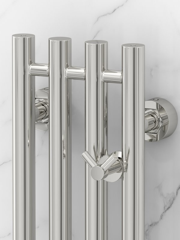 Полотенцесушитель водяной Сунержа Кантата Pro 00-0446-1215 120x20 см, глянцевый хром, I-образный