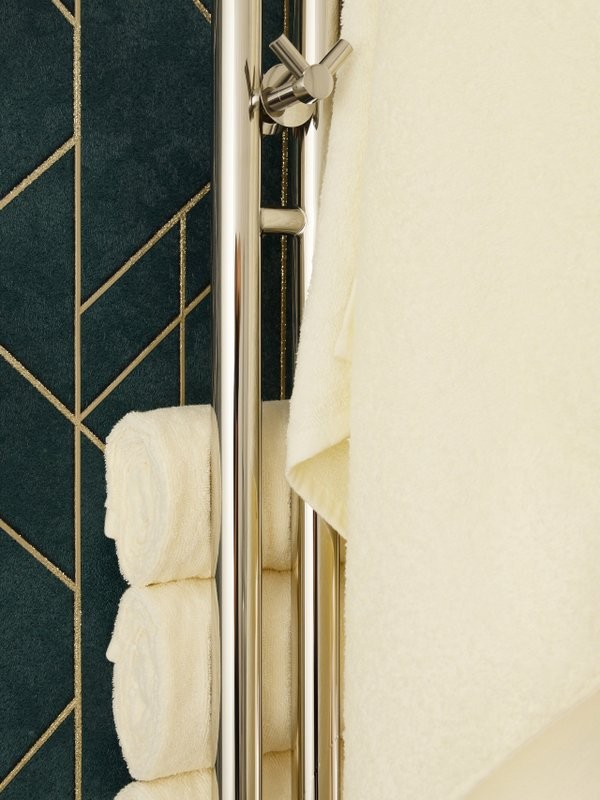 Полотенцесушитель водяной Сунержа Кантата Pro 00-0446-1215 120x20 см, глянцевый хром, I-образный