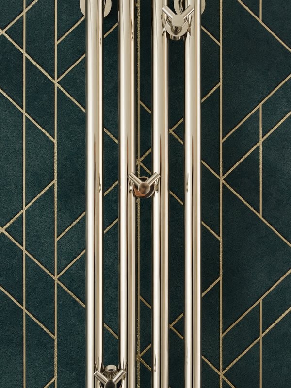 Полотенцесушитель водяной Сунержа Кантата Pro 00-0446-1215 120x20 см, глянцевый хром, I-образный