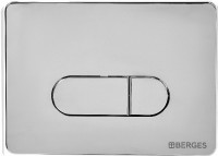 Система инсталляции для унитазов Berges Novum 040233 с кнопкой смыва, хром глянец