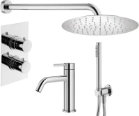 Комплект для ванной Plumberia Selection Ixo KITXOT18QCR53 С ВНУТРЕННЕЙ ЧАСТЬЮ, хром