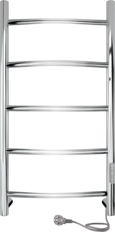 Полотенцесушитель электрический Indigo Arc Lux LCALE70-30Rt серебристый