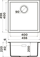 Мойка кухонная Omoikiri Yamakawa 45-U/I leningrad grey