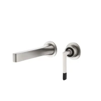 Смеситель для раковины Boheme Duo 165-NB С ВНУТРЕННЕЙ ЧАСТЬЮ, nickel brush