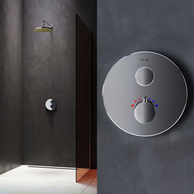 Термостатический смеситель встраиваемый AM.PM Inspire V2.0 F50A75700 для ванны с душем