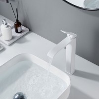 Смеситель для раковины/умывальника высокий Shevanik S4011C, белый Смеситель для раковины/умывальника высокий Shevanik S4011C, белый